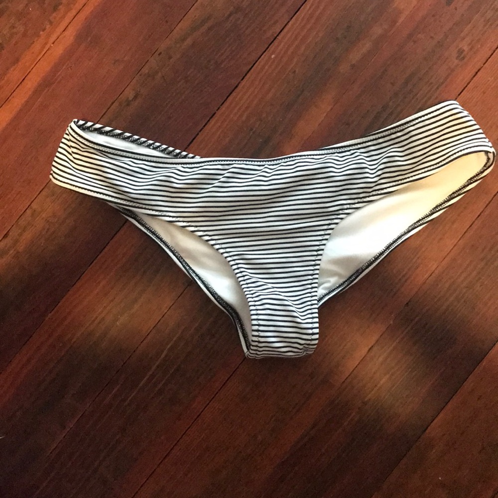 Cheeky bikini bottoms.